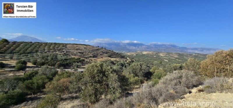 Kalamaki Kreta, Kalamaki Grundstück Meerblick und Blick auf die Palastanlagen von Phaistos Grundstück kaufen
